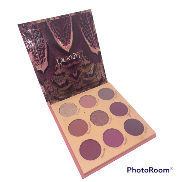 COLOURPOP FINE FEATHERED PALETTE FUCHSIA PLUM ROSES BOLDS NEW IN BOX - Picture 9 of 10